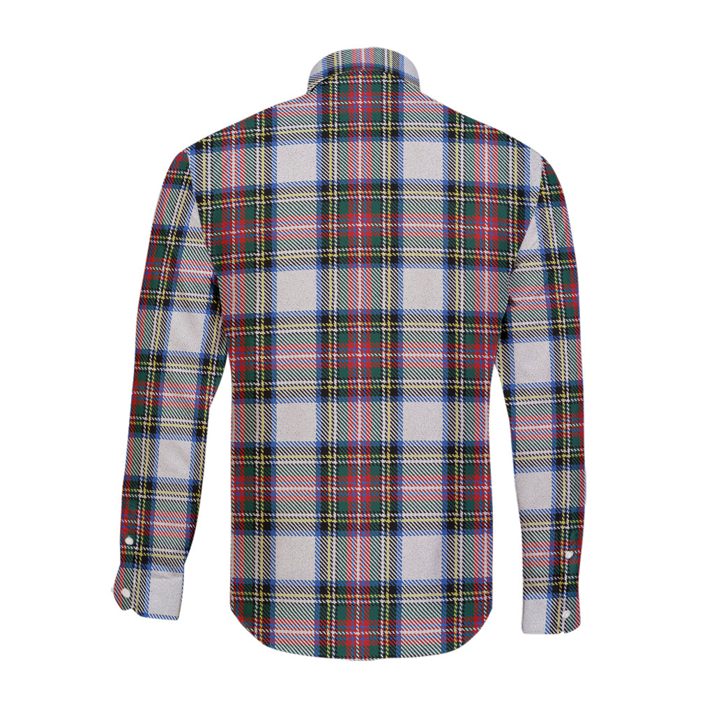 dennistoun-tartan-long-sleeve-button-up-shirt-with-family-crest