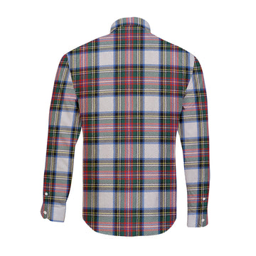 Dennistoun Tartan Long Sleeve Button Up Shirt with Family Crest