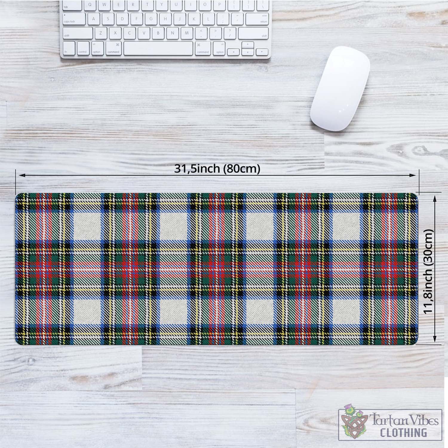 Tartan Vibes Clothing Dennistoun Tartan Mouse Pad