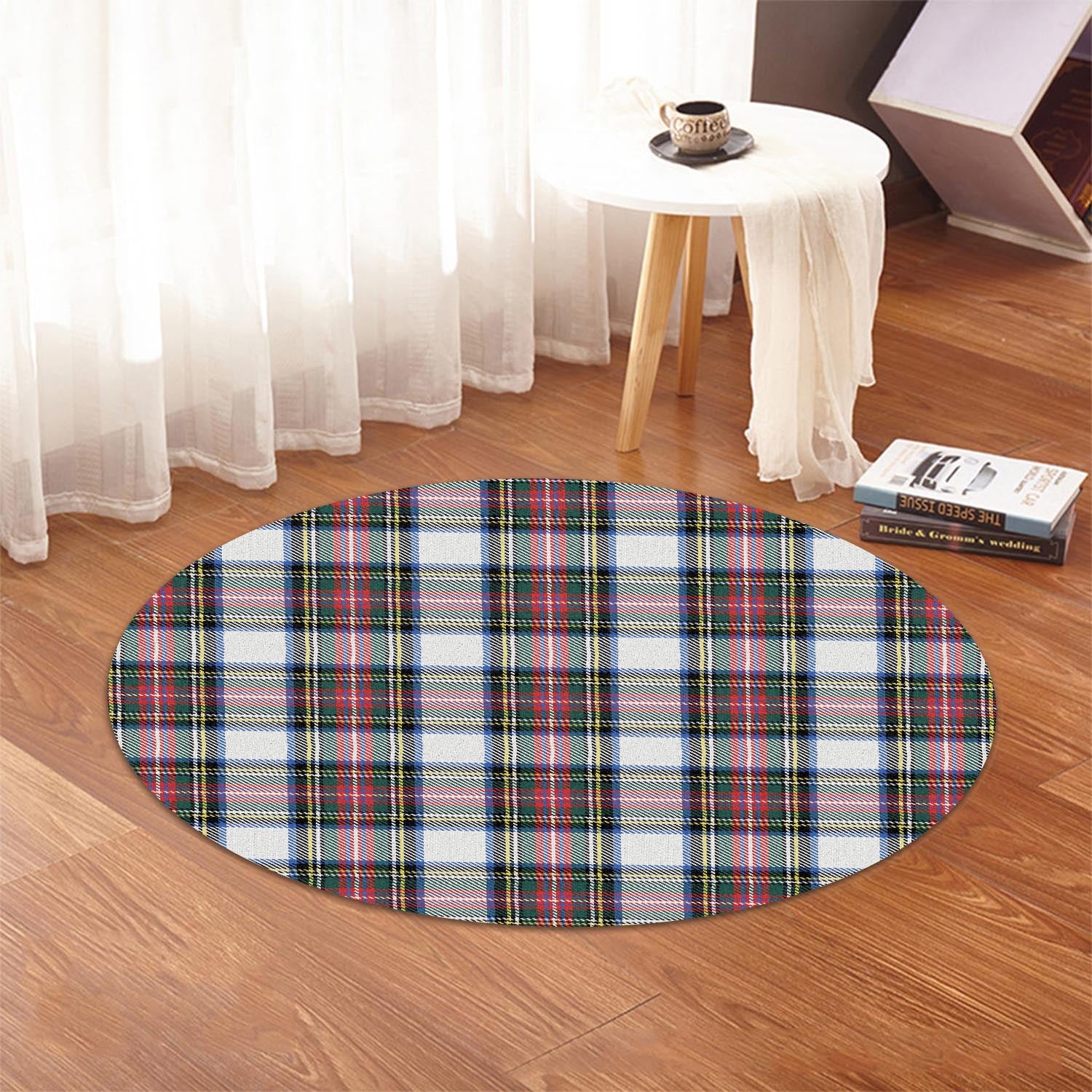 Dennistoun Tartan Round Rug - Tartanvibesclothing