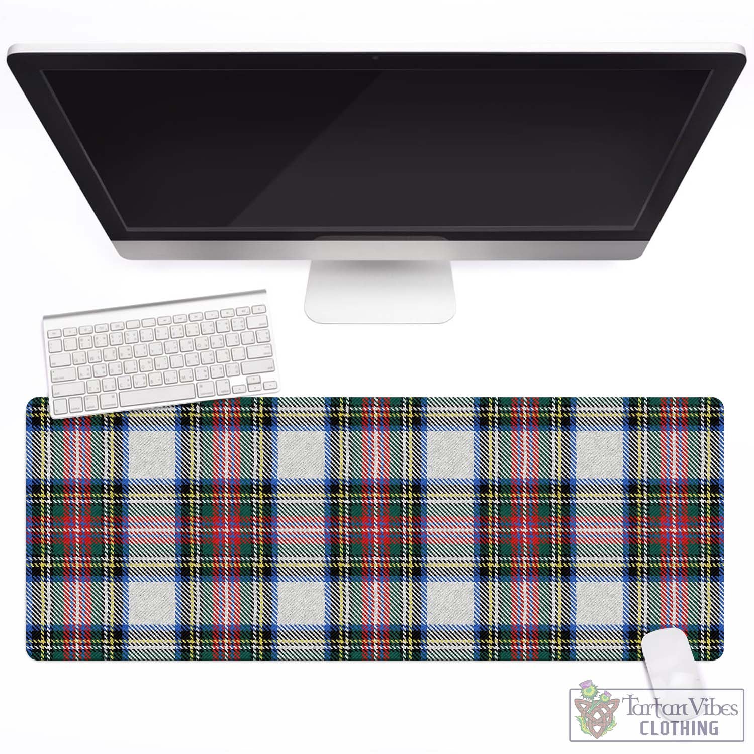 Tartan Vibes Clothing Dennistoun Tartan Mouse Pad