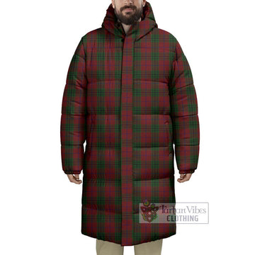 Denny Tartan Long Down Jacket