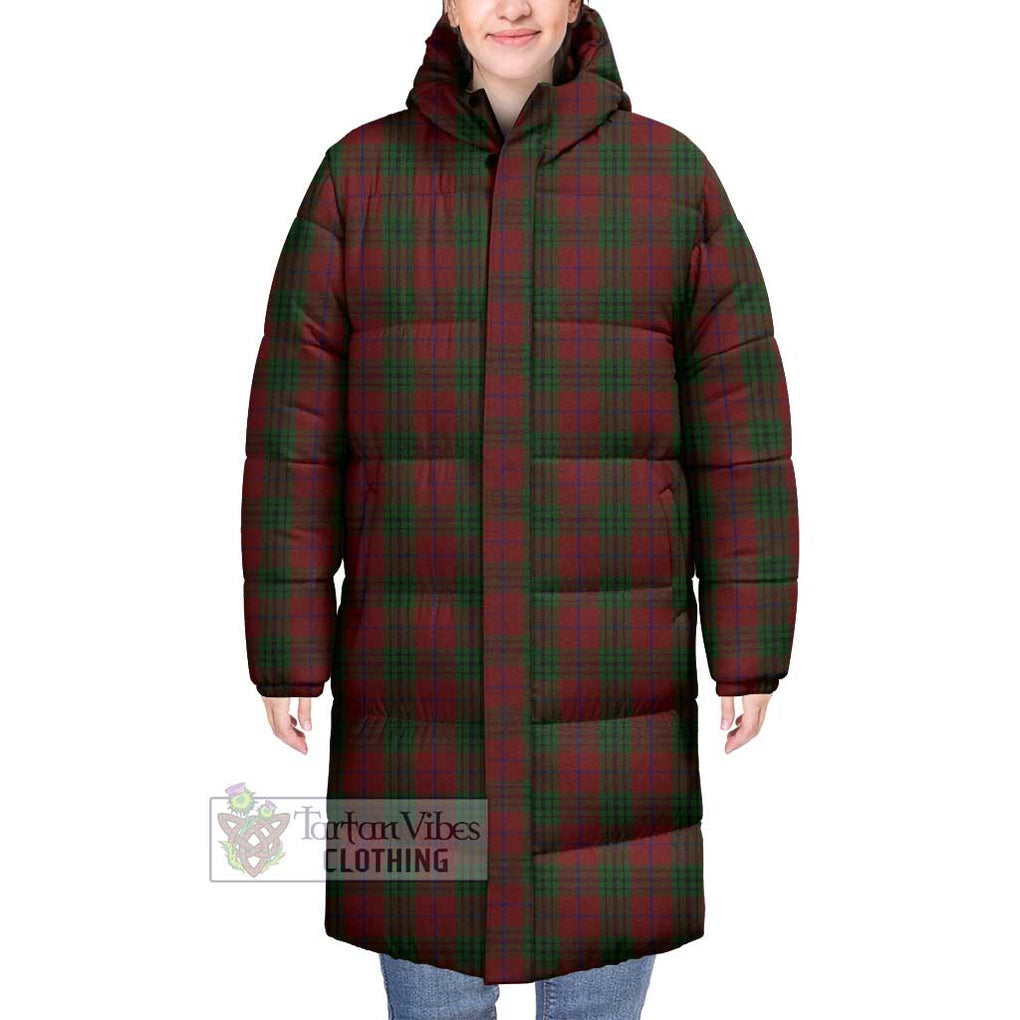 Tartan Vibes Clothing Denny Tartan Long Down Jacket