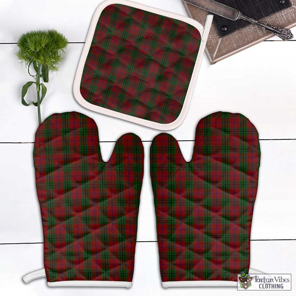 Denny Tartan Combo Oven Mitt & Pot-Holder Combo 1 Oven Mitt & 1 Pot-Holder White - Tartan Vibes Clothing