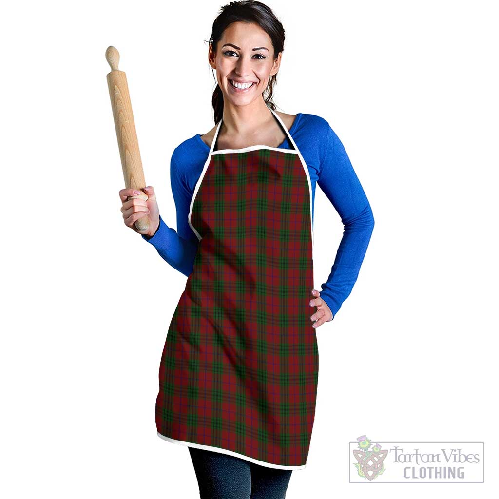 Denny Tartan Apron White - Tartan Vibes Clothing