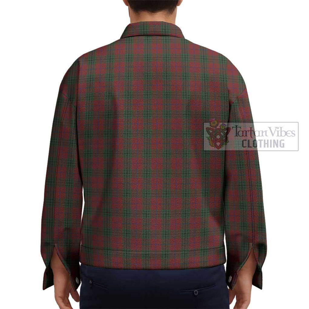 Denny Tartan Unisex Lapel Cotton Jacket - Tartan Vibes Clothing