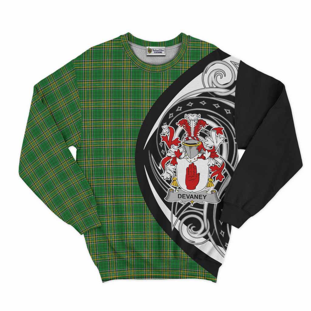 Devaney Irish Clan Sweatshirt Celtic Circle Style Unisex - Tartan Vibes Clothing