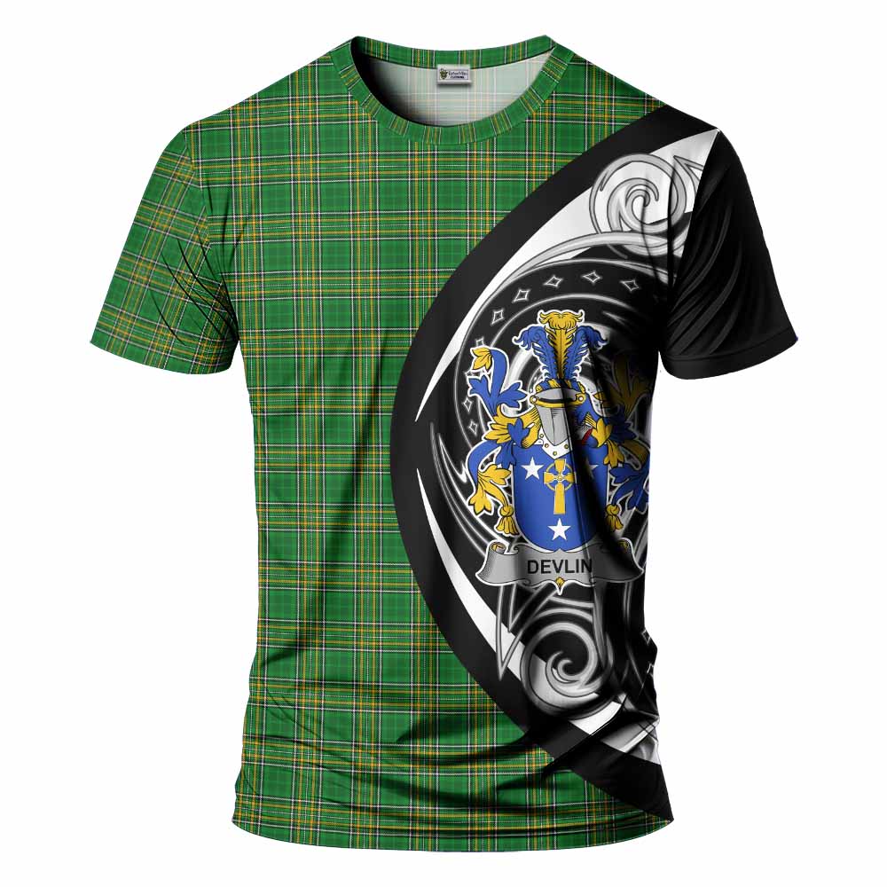 Devlin Irish Clan T-Shirt Celtic Circle Style Kid's Shirt - Tartan Vibes Clothing