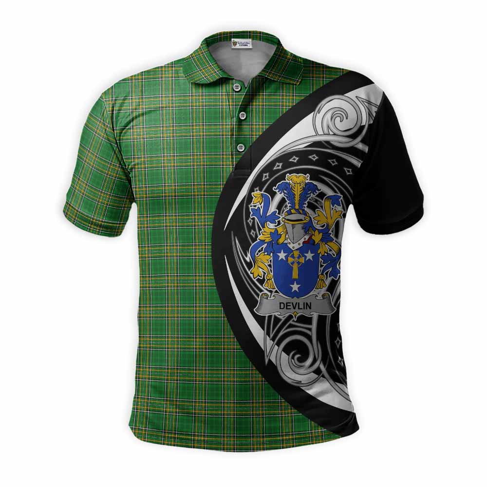 Devlin Irish Clan Polo Shirt Celtic Circle Style Kid - Tartan Vibes Clothing