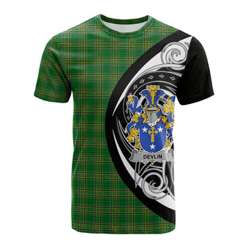 Devlin Irish Clan Cotton T-shirt Celtic Circle Style Kid's Shirt - Tartan Vibes Clothing
