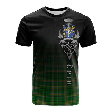 Devlin Irish Clan Cotton T-shirt with Coat of Arms Erin Go Bragh Celtic Inspired Kid's Shirt - Tartan Vibes Clothing
