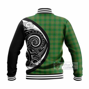 Devlin Irish Clan Baseball Jacket Celtic Circle Style - Tartan Vibes Clothing