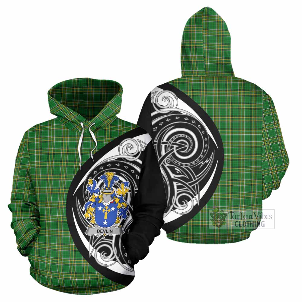 Devlin Irish Clan Hoodie Celtic Circle Style - Tartan Vibes Clothing