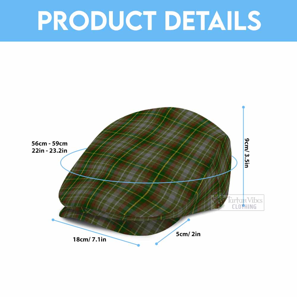 Devon District Tartan Jeff Cap, Tartan Flat Cap - Tartan Vibes Clothing