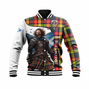 Dewar Crest Tartan Baseball Jacket Inspired by the Freedom of Scottish Warrior