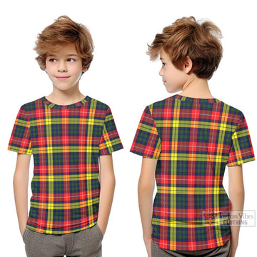 Dewar Tartan Kid T-Shirt Youth XL Size14 - Tartan Vibes Clothing