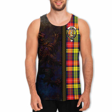 Dewar Tartan Family Crest Men's Tank Top Alba Gu Brath Be Brave Lion Ancient Style Men - Tartan Vibes Clothing