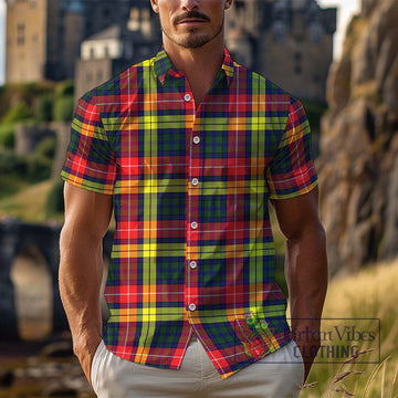 Dewar Tartan Cotton Hawaiian Shirt