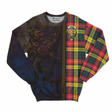 Dewar Tartan Family Crest Sweatshirt Alba Gu Brath Be Brave Lion Ancient Style Unisex - Tartan Vibes Clothing