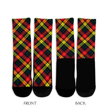 Dewar Tartan Crew Socks Cross Tartan Style