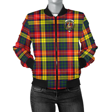 Dewar Tartan Bomber Jacket with Family Crest