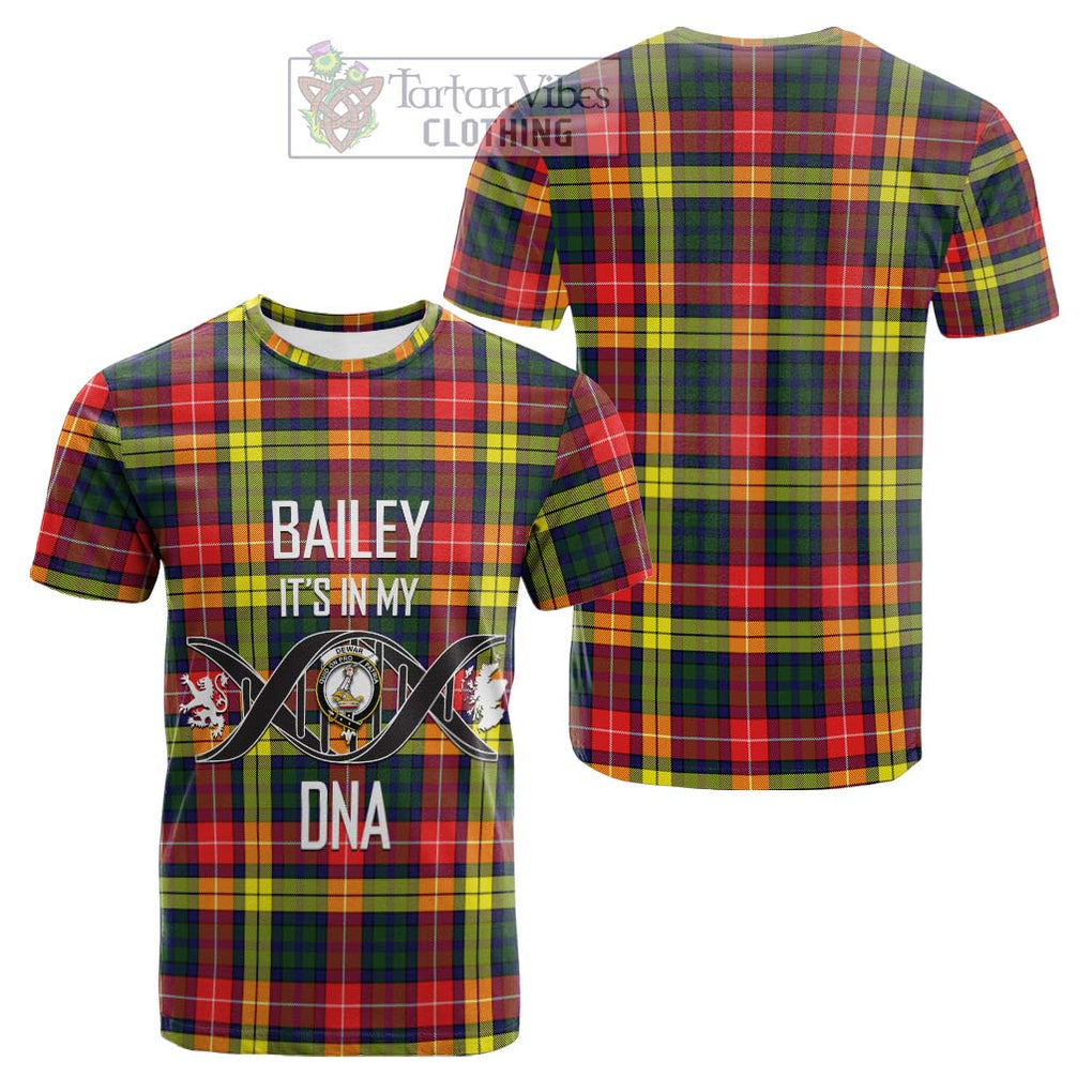 Tartan Vibes Clothing Dewar Tartan Cotton T-shirt with Family Crest DNA In Me Style