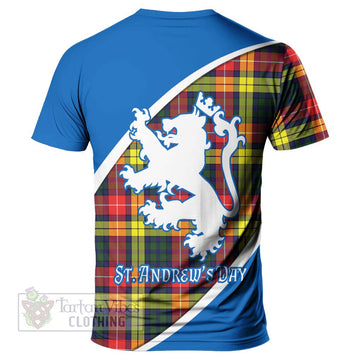 Dewar Family Crest Tartan T-Shirt Celebrate Saint Andrew's Day in Style