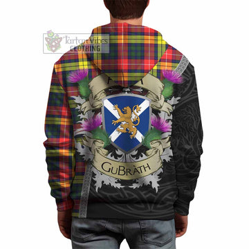 Dewar Tartan Family Crest Hoodie Lion Rampant Royal Thistle Shield Celtic Inspired - Tartan Vibes Clothing