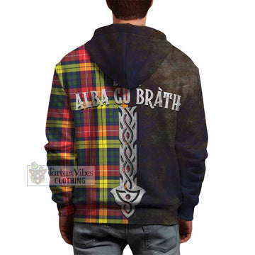 Dewar Tartan Family Crest Hoodie Alba Gu Brath Be Brave Lion Ancient Style - Tartan Vibes Clothing