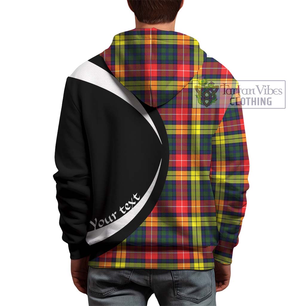 Tartan Vibes Clothing Dewar Tartan Hoodie with Family Crest Circle Style