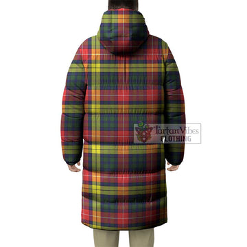 Dewar Tartan Long Down Jacket