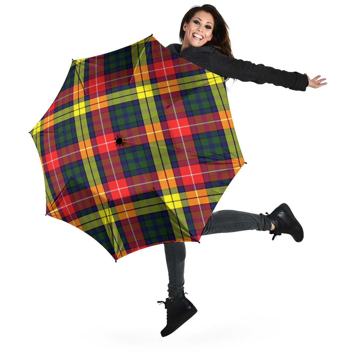 Dewar Tartan Umbrella - Tartanvibesclothing