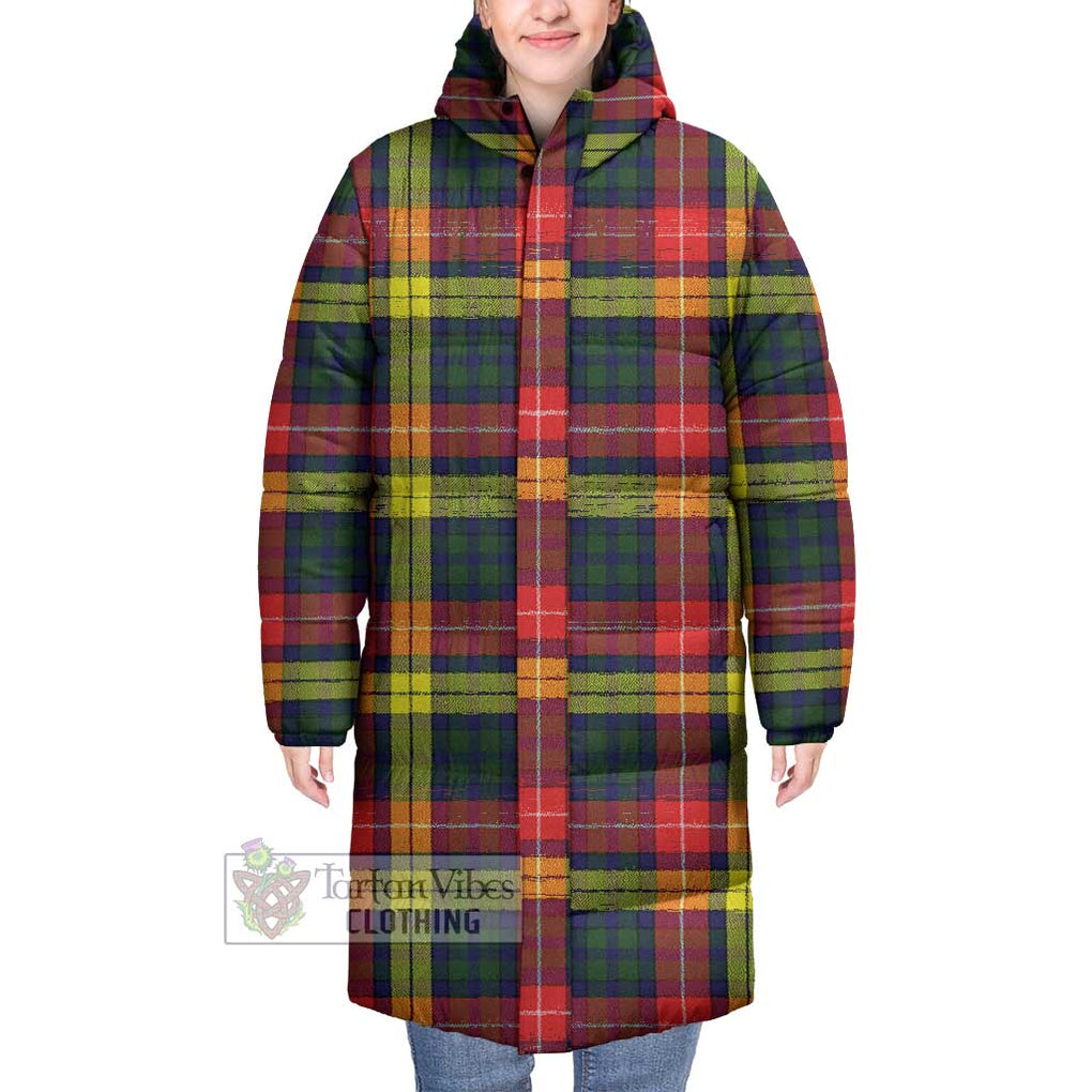 Tartan Vibes Clothing Dewar Tartan Long Down Jacket