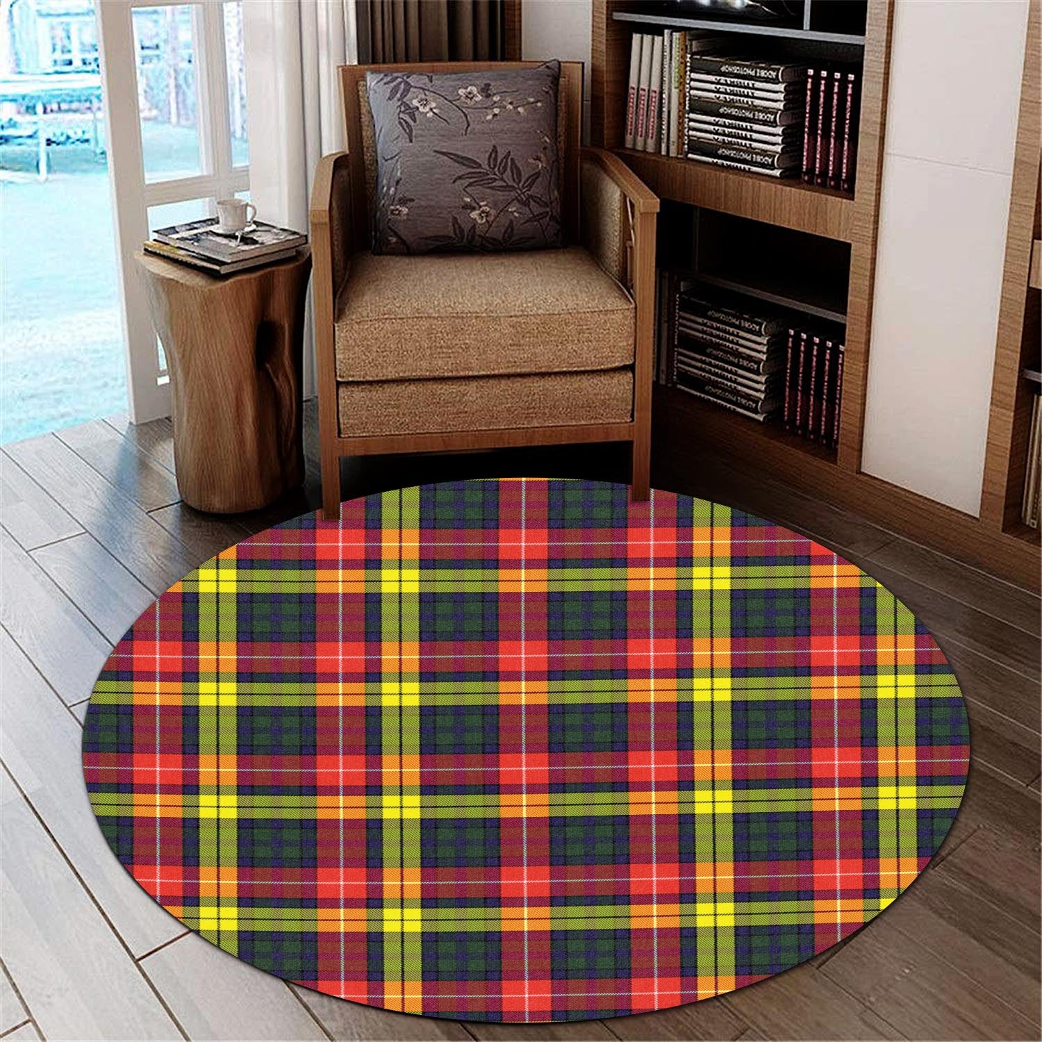 Dewar Tartan Round Rug - Tartan Vibes Clothing