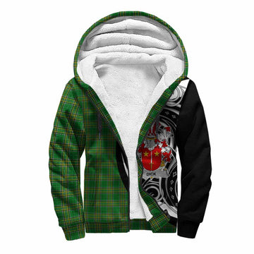 Dick Irish Clan Sherpa Hoodie Celtic Circle Style Unisex S - Tartan Vibes Clothing