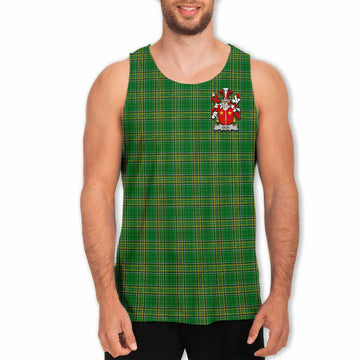Dick Irish Clan Tartan Men's Tank Top with Coat of Arms Men - Tartan Vibes Clothing