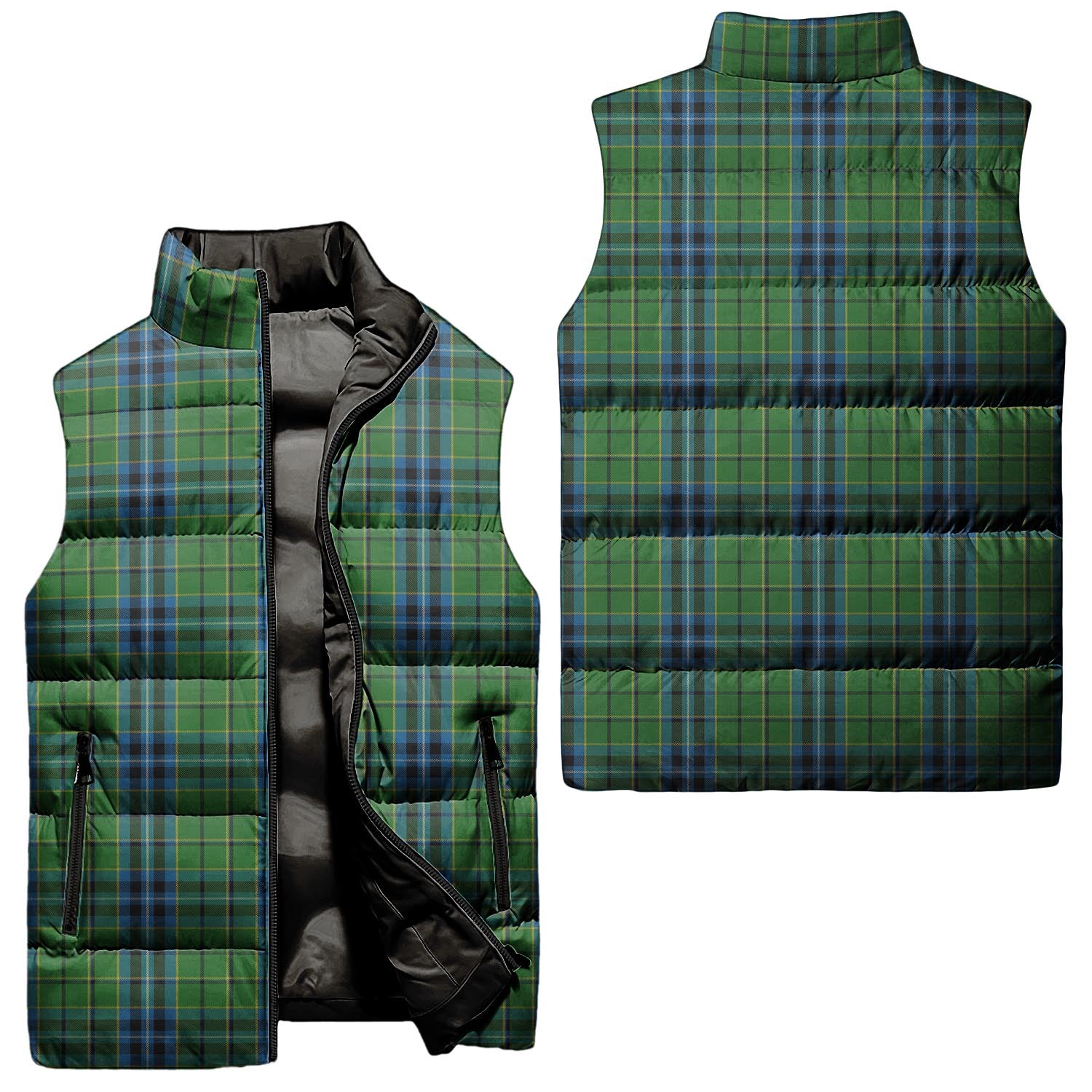 Dick Tartan Sleeveless Puffer Jacket Unisex - Tartanvibesclothing