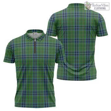 Dick Tartan Zipper Polo Shirt