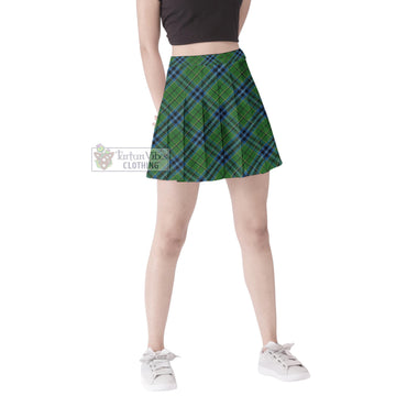 Dick Tartan Women's Plated Mini Skirt Cross Style Female - Tartan Vibes Clothing