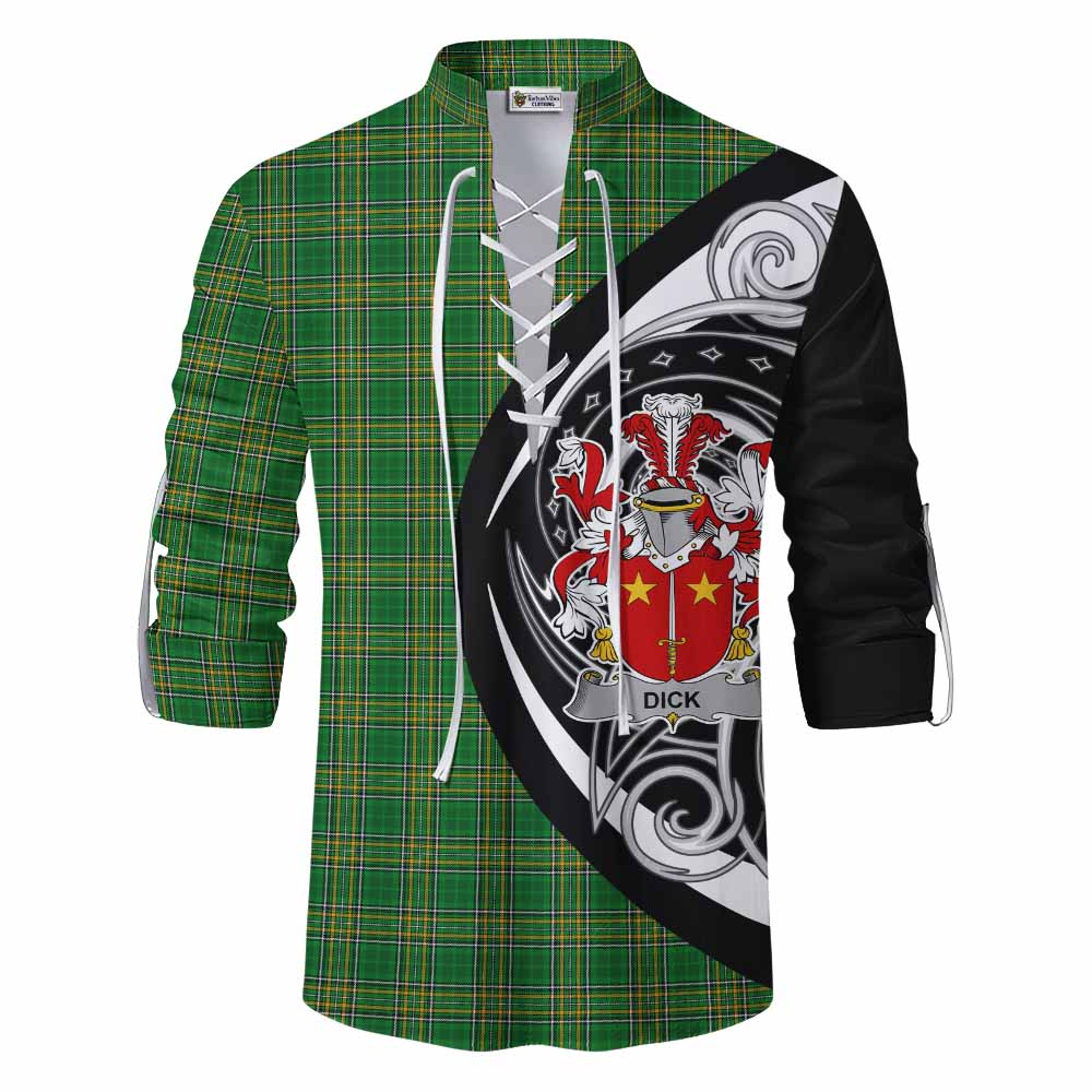 Dick Irish Clan Ghillie Kilt Shirt Celtic Circle Style Men - Tartan Vibes Clothing