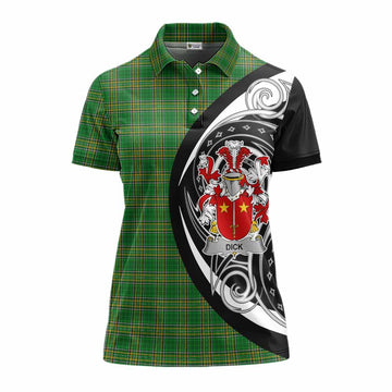 Dick Irish Clan Women's Polo Shirt Celtic Circle Style Women - Tartan Vibes Clothing
