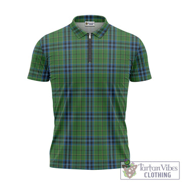 Dick Tartan Zipper Polo Shirt