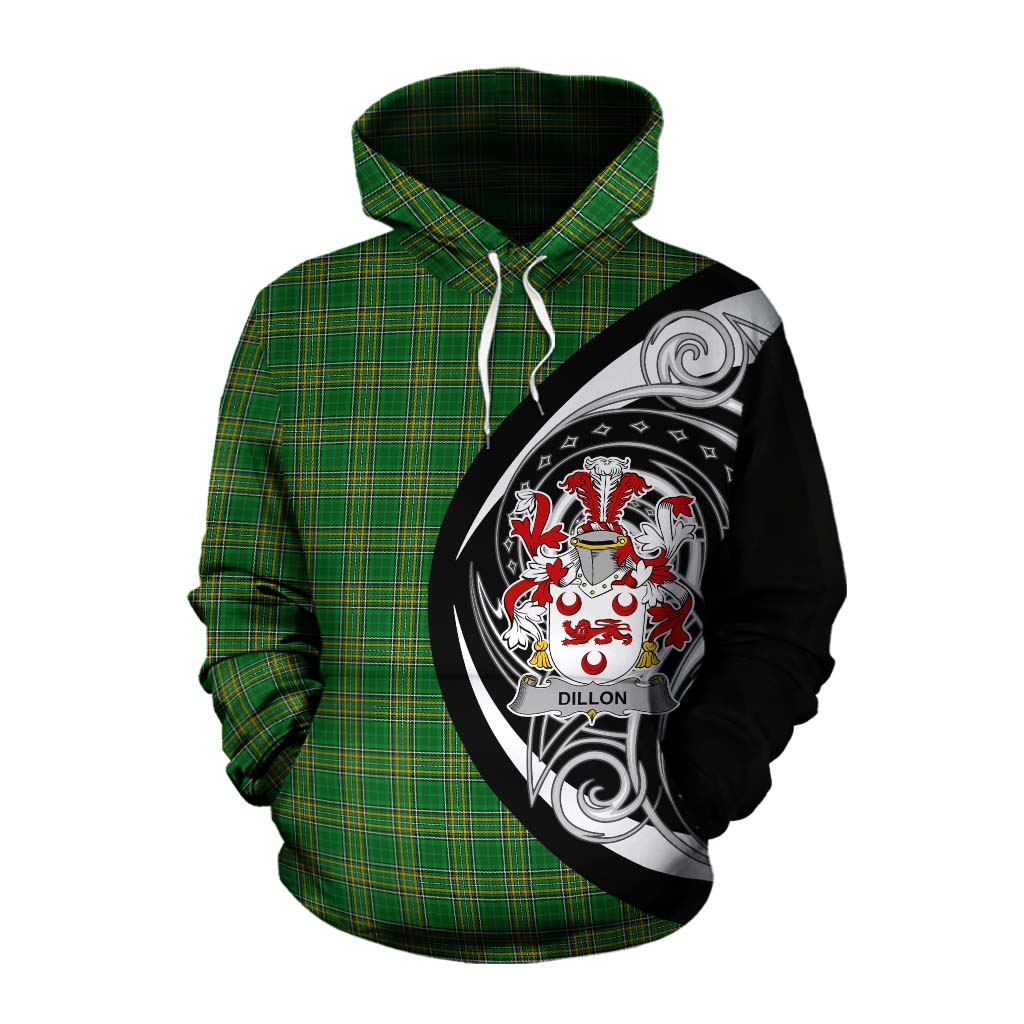 Dillon Irish Clan Cotton Hoodie Celtic Circle Style Pullover Hoodie XS - Tartan Vibes Clothing