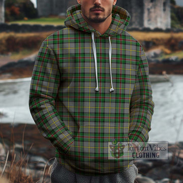 Dinwiddie Tartan Cotton Hoodie Zip Hoodie - Tartan Vibes Clothing