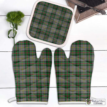 Dinwiddie Tartan Combo Oven Mitt & Pot-Holder White - Tartan Vibes Clothing
