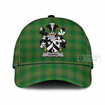 Dobbs Irish Clan Tartan Classic Cap with Coat of Arms