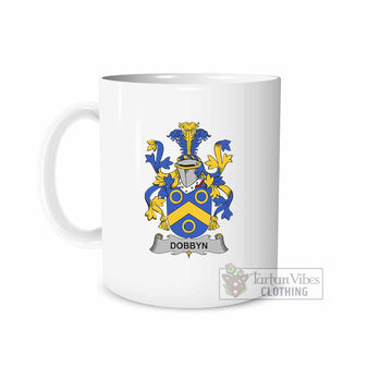 Dobbyn Irish Clan Coat of Arms Ceramic Mug