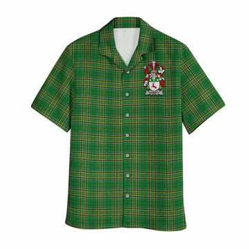 Doherty Irish Clan Tartan Hawaiian Shirt with Coat of Arms Kid - Tartan Vibes Clothing