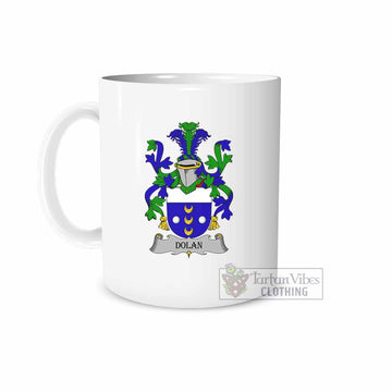 Dolan Irish Clan Coat of Arms Ceramic Mug