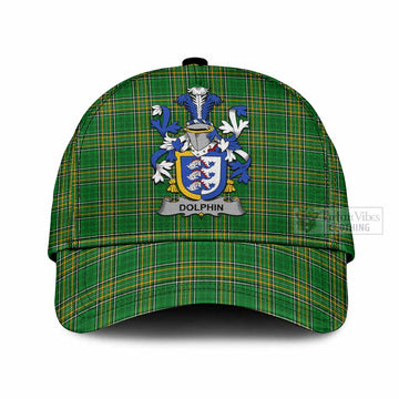 Dolphin Irish Clan Tartan Classic Cap with Coat of Arms